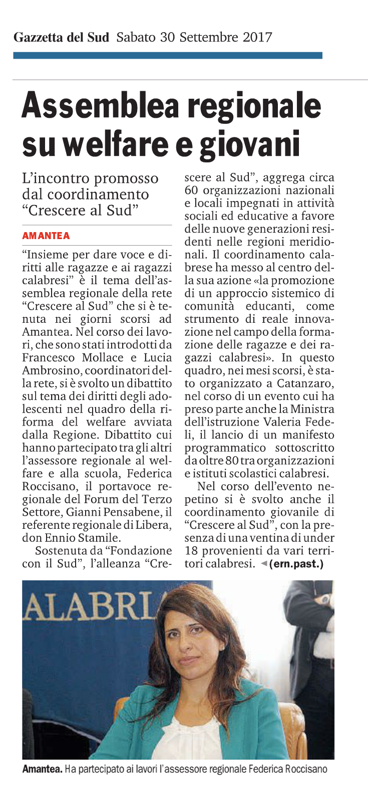 gazzettasud 30 settembre2017